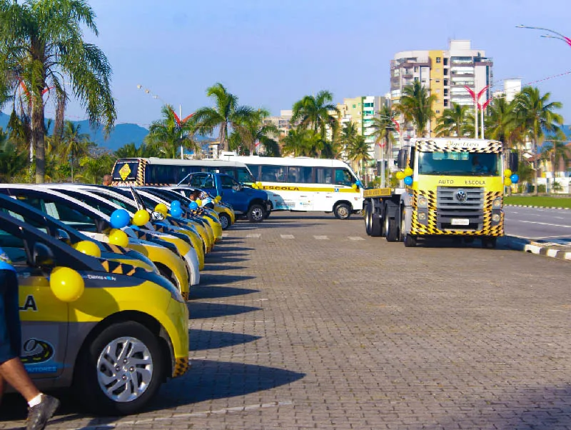 Frota de carros e caminhões para adição de categoria