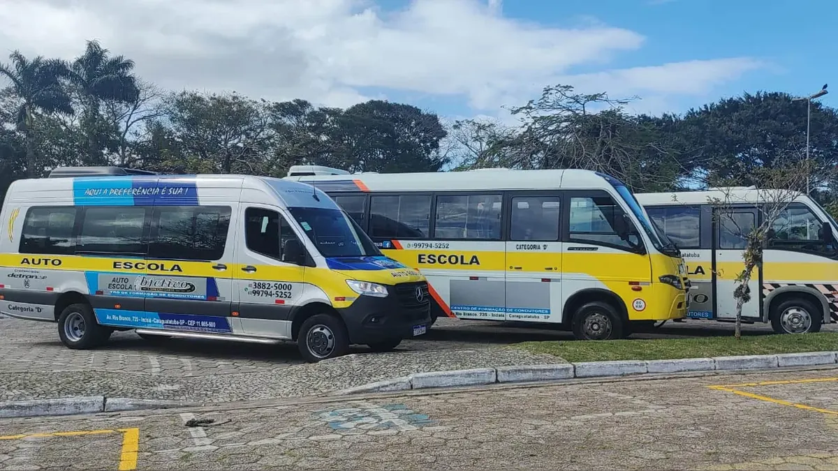 Micro-ônibus para mudança de categoria